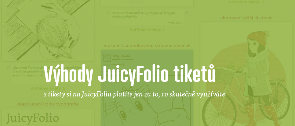 Krásná jednoduchost JuicyFolio tiketů